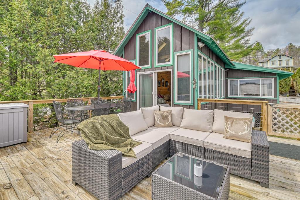 Schroon Lake House | Cottage w/Shared Beach, Great Views, Walk to Town