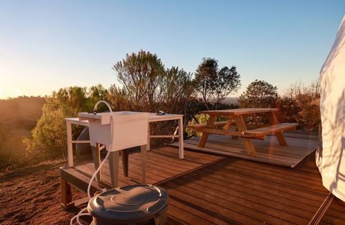 Fallbrook RV Rental | A Quiet Fireside Retreat in a Scenic Glamping Dome