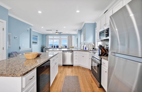 Wilmington Beach House | Beachfront Duplex with 3 Decks and Awesome Ocean Views