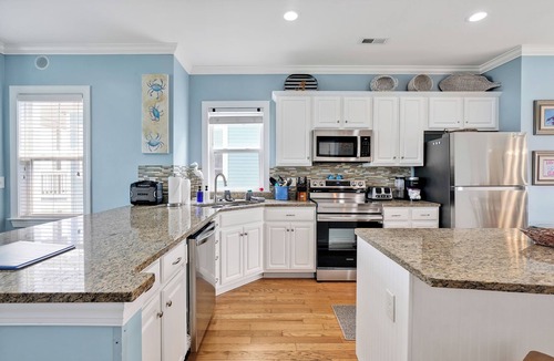 Wilmington Beach House | Beachfront Duplex with 3 Decks and Awesome Ocean Views