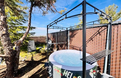 Pinon Hills House | Charming tiny house w/hot tub, grill and desert views