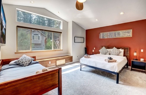 Black Bart House | Contemporary Tahoe Cabin - Backs to river and forest!