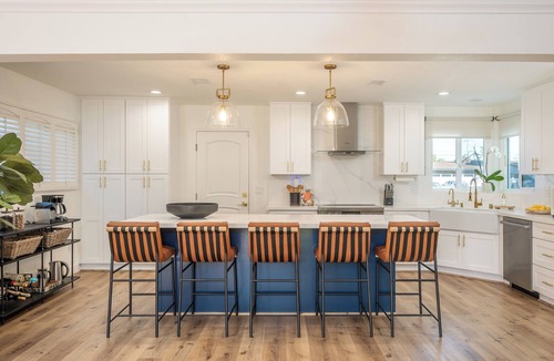 Huntington Beach House | Modern Coastal Family Retreat Private backyard