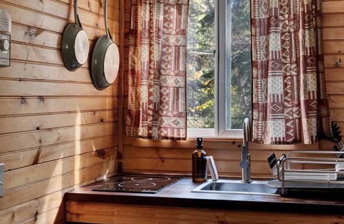 Lake Placid Cabin | Rustic Skylight Adirondack Cabin