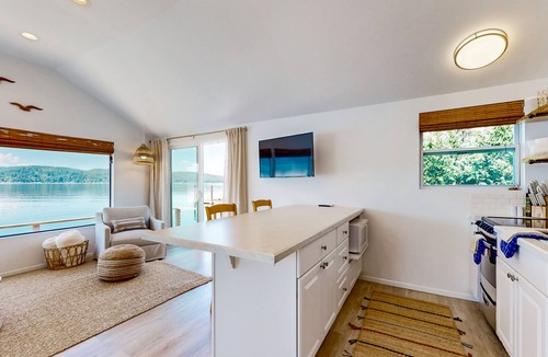 West Hills House | Waterfront getaway with expansive deck, gas grill & 40' private waterfront