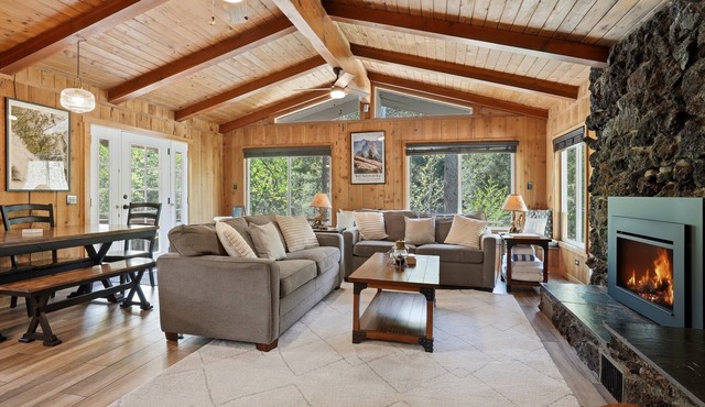 New! Whispering Falls with spa/firepit/BBQ/EV/pet friendly!