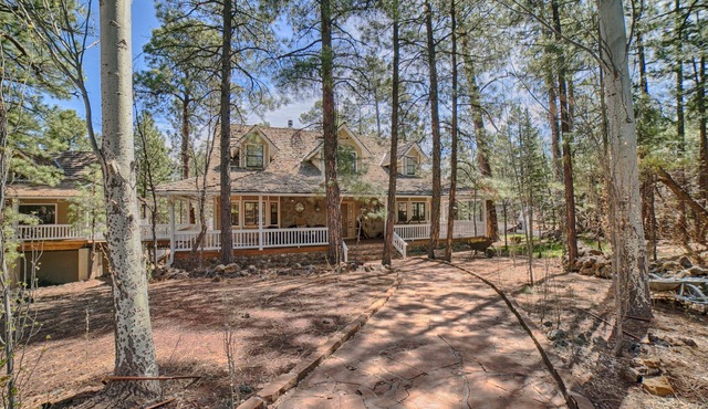 Open for summer bookings! Ulimate family cabin on 1.5 gated arces. In pines!